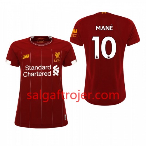Liverpool Fodboldtrøjer Sadio Mane 10 Dame Hjemmebanesæt 2019/20 Kort ærmer Liverpool Fodboldtrøjer Sadio Mane 10 Dame Hjemmebanesæt 2019/20 Kort ærmer